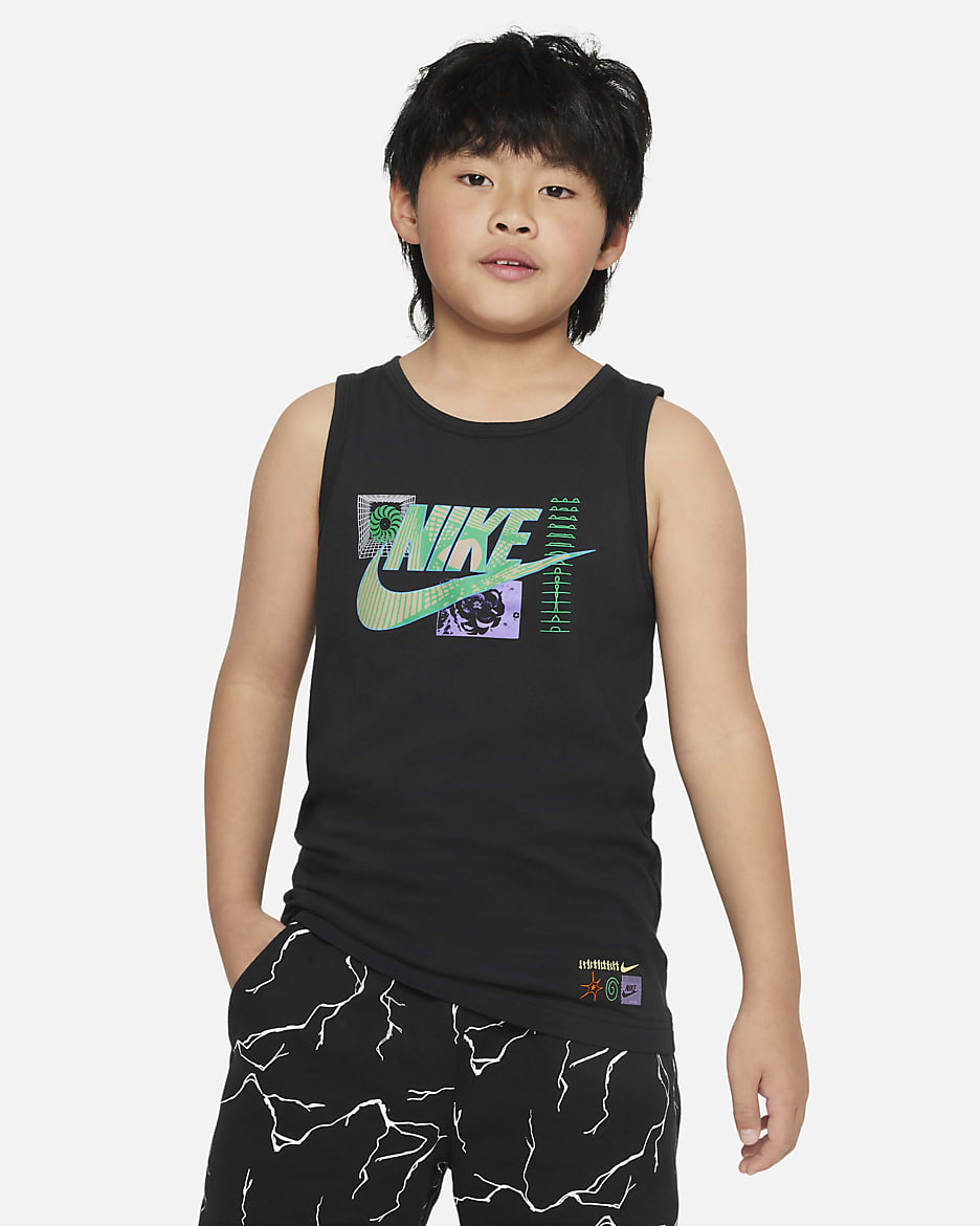 Nike Sportswear Older Kids' Tank Top - Black