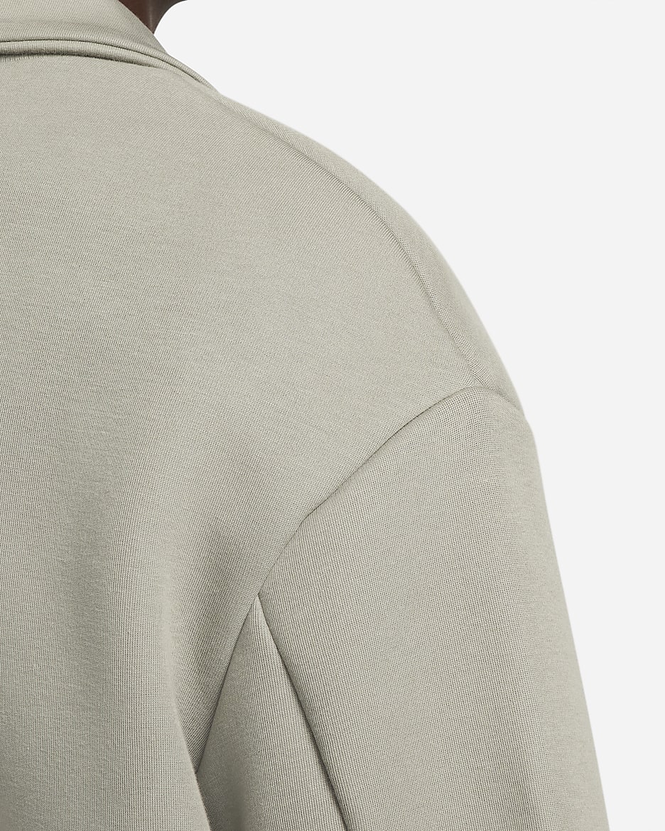 Trenchcoat Nike Sportswear Tech Fleece Reimagined med ledig passform för män  - Dark Stucco