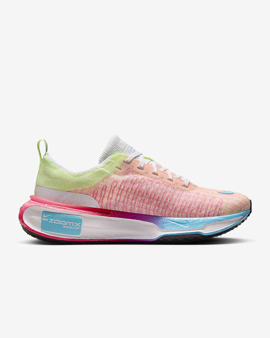 Nike Invincible 3 Women's Road Running Shoes - Barely Volt/White/Pink Foam/Hyper Pink