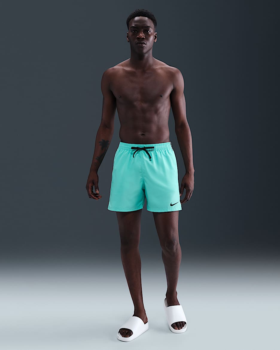 Nike Swim Men's 5" Volley Shorts - Bleached Turquoise