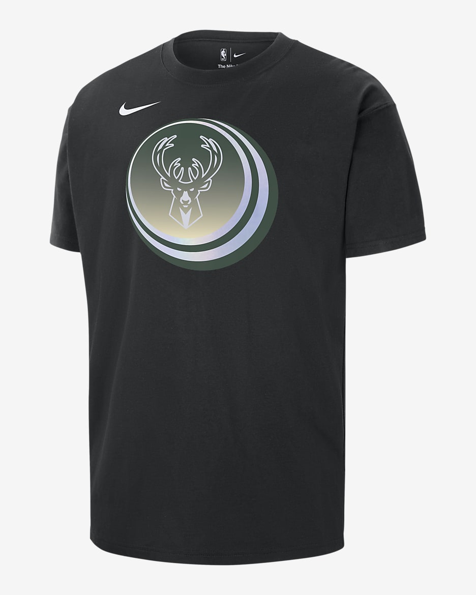 Playera Nike de la NBA para hombre Milwaukee Bucks Essential - Negro