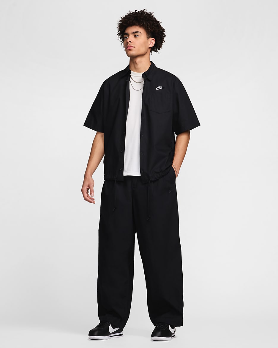 Nike Club Men's Balloon Trousers - Black/Black