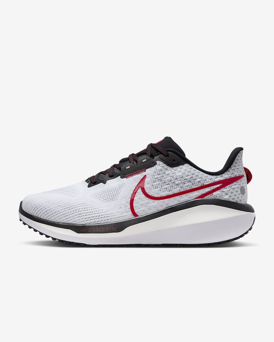 Nike Vomero 17 Zapatillas de running para asfalto - Hombre - Blanco/Fire Red/Platinum Tint/Negro