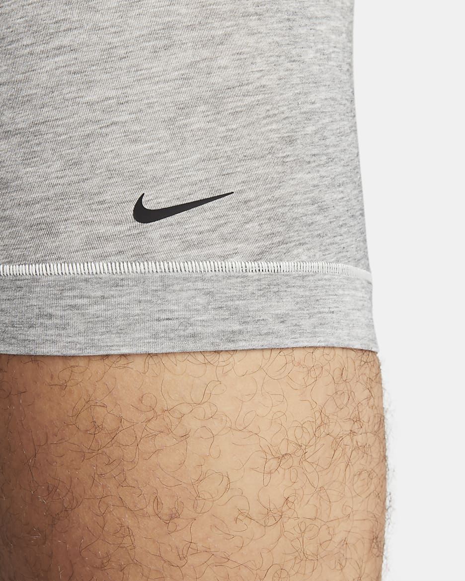 Nike Dri-FIT ReLuxe Men's Boxer Briefs (2-Pack) - Grey