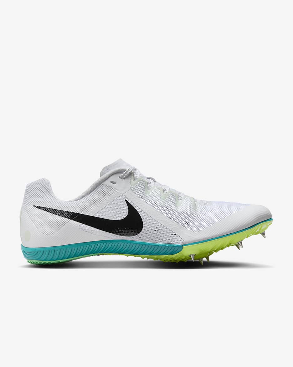 Tenis de clavos para eventos múltiples de atletismo Nike Zoom Rival - Blanco/Abeto brillante/Verde vapor/Negro