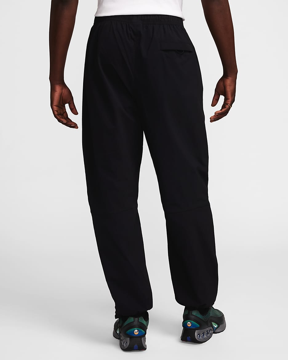 Nike Tech Pantalón oversize de tejido Woven - Hombre - Negro/Negro/Negro