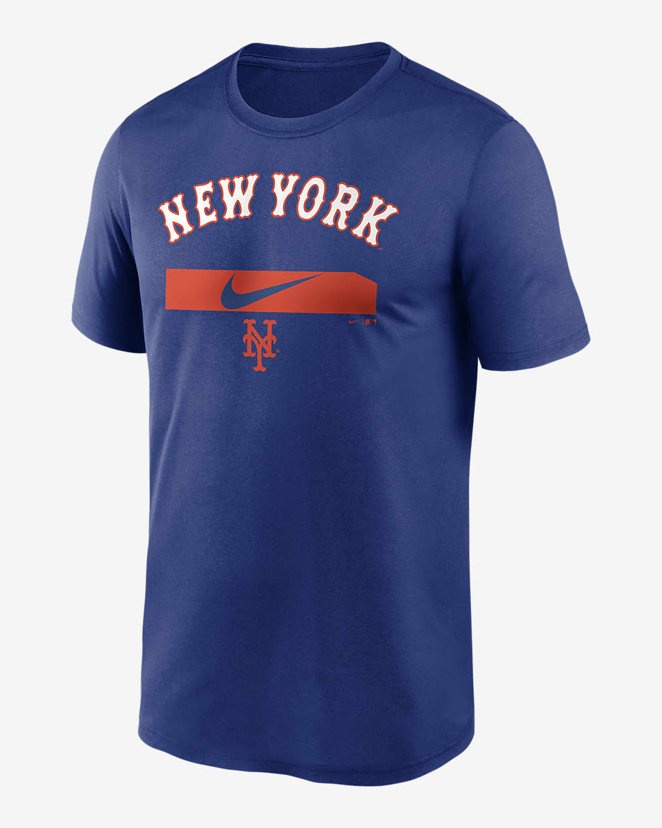 Nike Dri-FIT Swoosh Legend (MLB New York Mets) Men's T-Shirt - Rush Blue