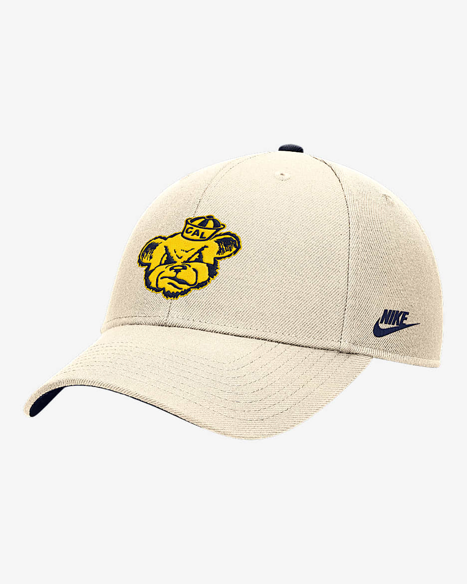 Cal Rise Men's Nike College Adjustable Cap - Natural
