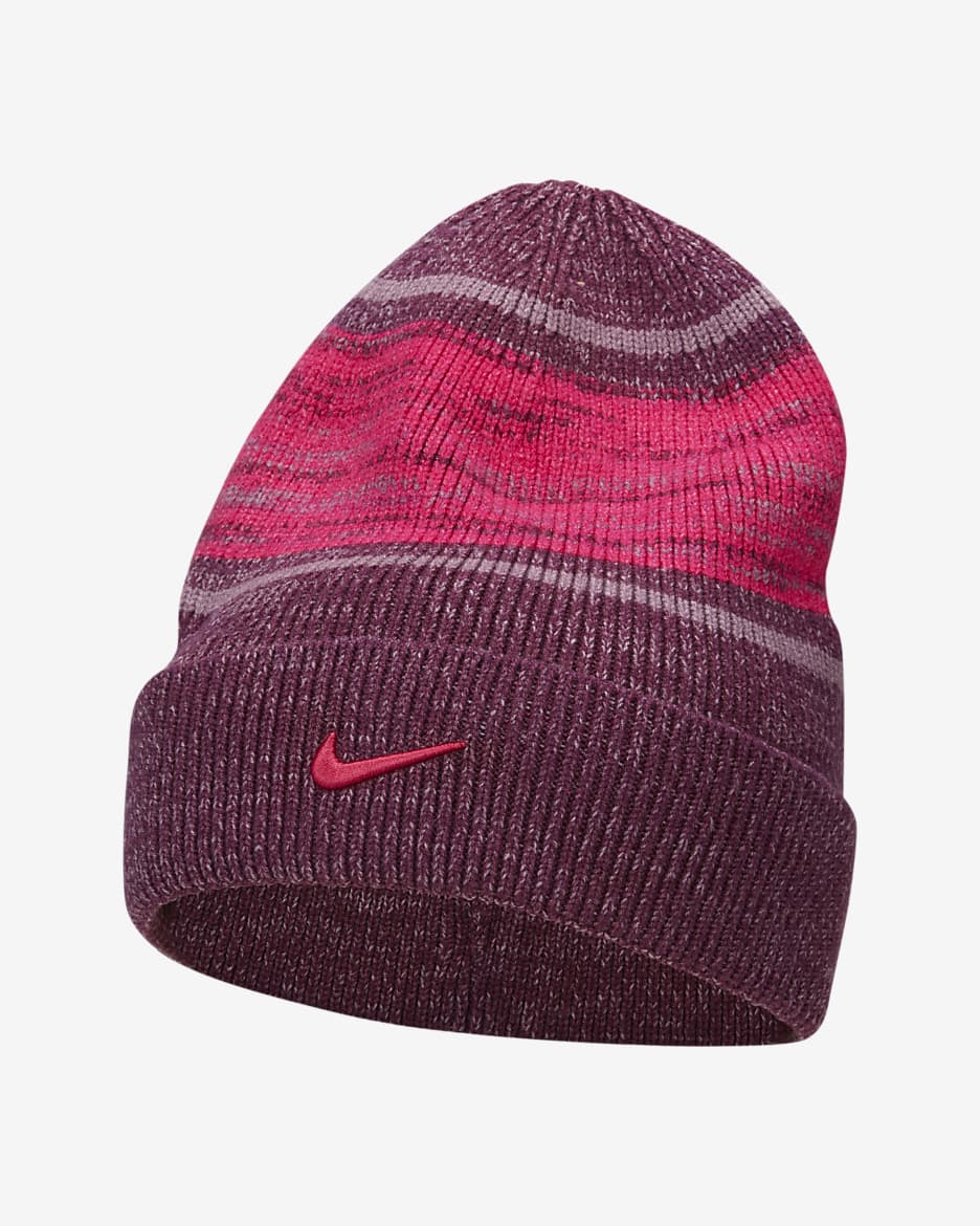 Bonnet à revers Nike Peak - Bordeaux/Violet Dust/Fireberry