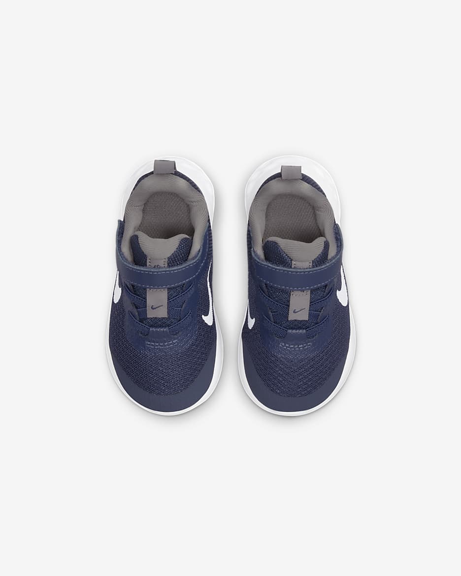 Nike Revolution 6 Baby/Toddler Shoes - Midnight Navy/Flat Pewter/White