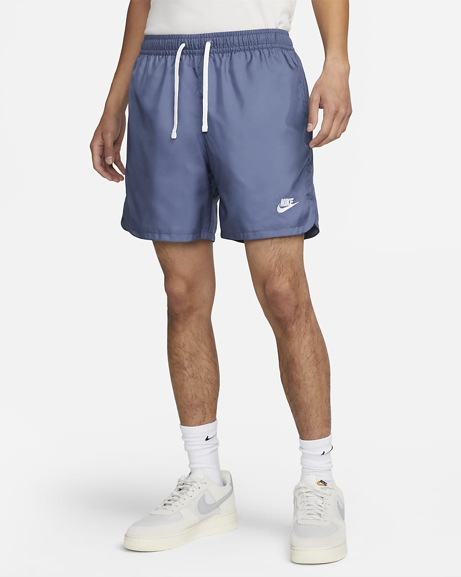Nike Sportswear Sport Essentials Men's Woven Lined Flow Shorts - Diffused Blue/White