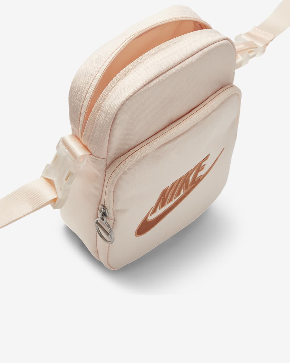 Nike Heritage Cross-Body Bag (4L) - Guava Ice/Guava Ice/Amber Brown