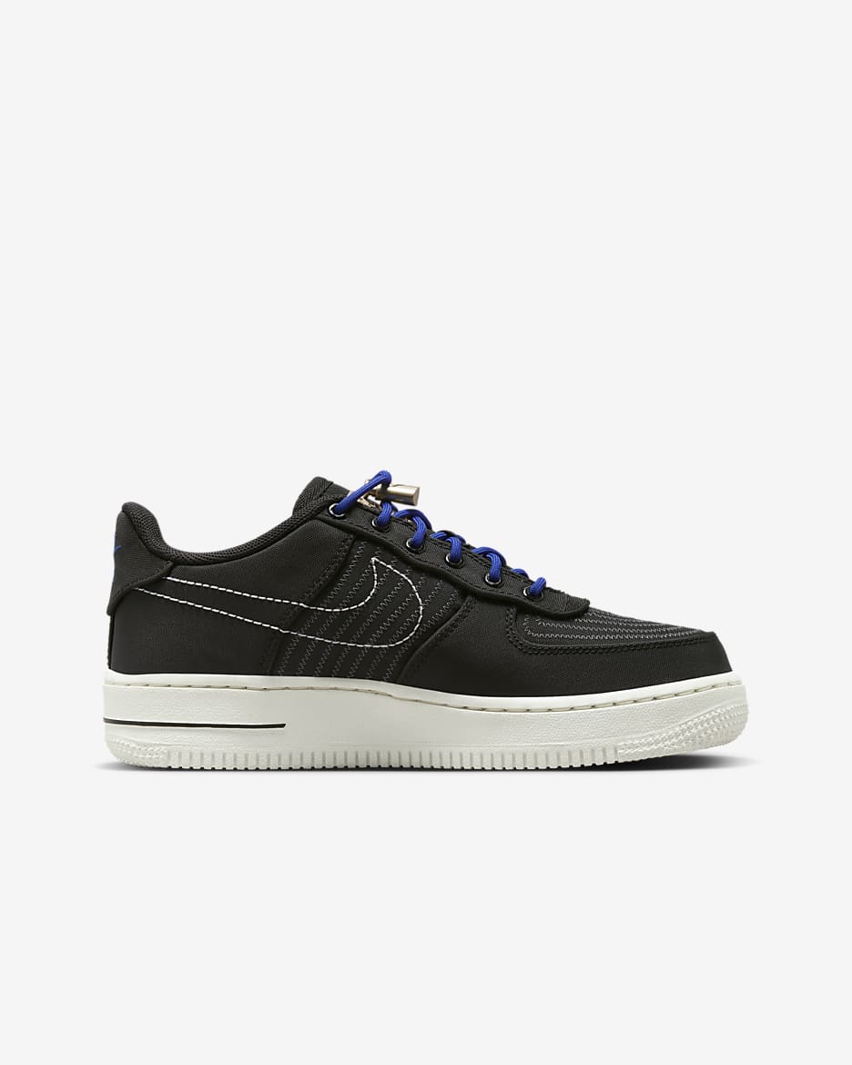 Nike Air Force 1 LV8 3 Older Kids' Shoes - Black/Black/Anthracite/Sail