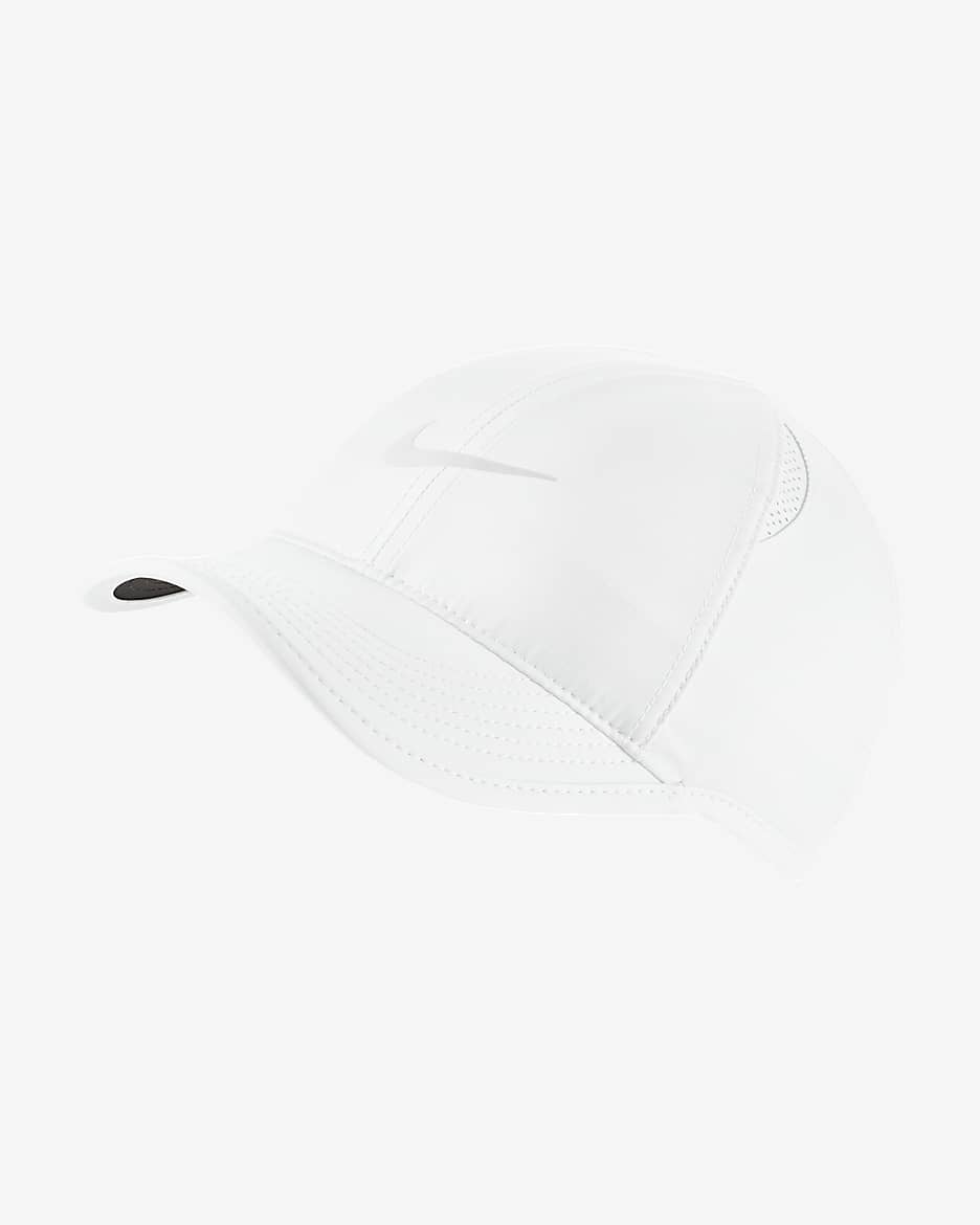 Gorra ajustable para mujer Nike Sportswear AeroBill Featherlight - Blanco
