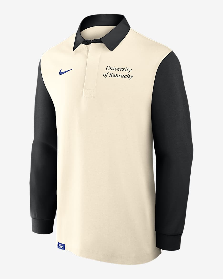 Kentucky Rugby Men's Nike College Long-Sleeve Top - Tan/Beige
