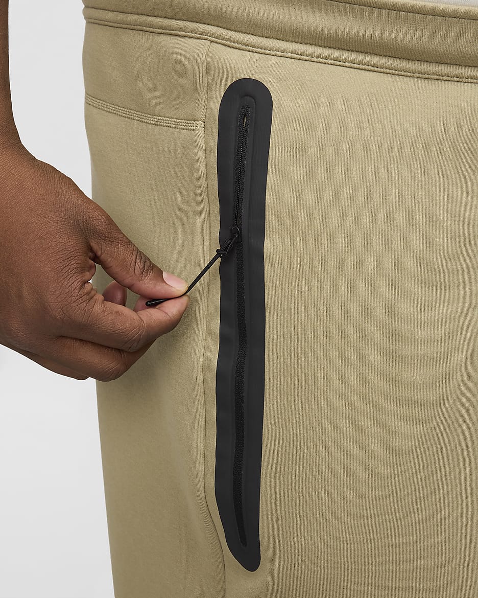 Nike Sportswear Tech Fleece-shorts til herre - Neutral Olive/Svart