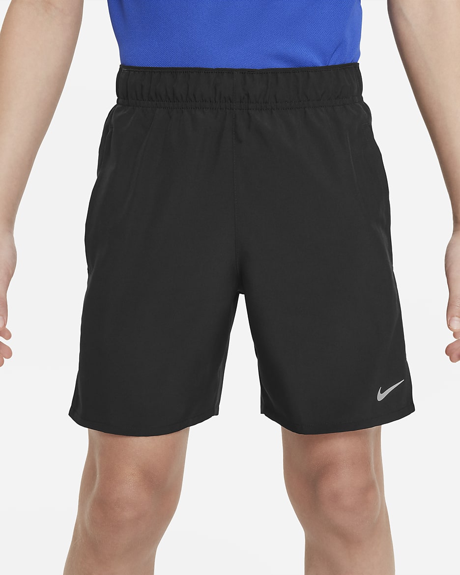 Nike Dri-FIT Challenger Big Kids' (Boys') Training Shorts - Black/Black