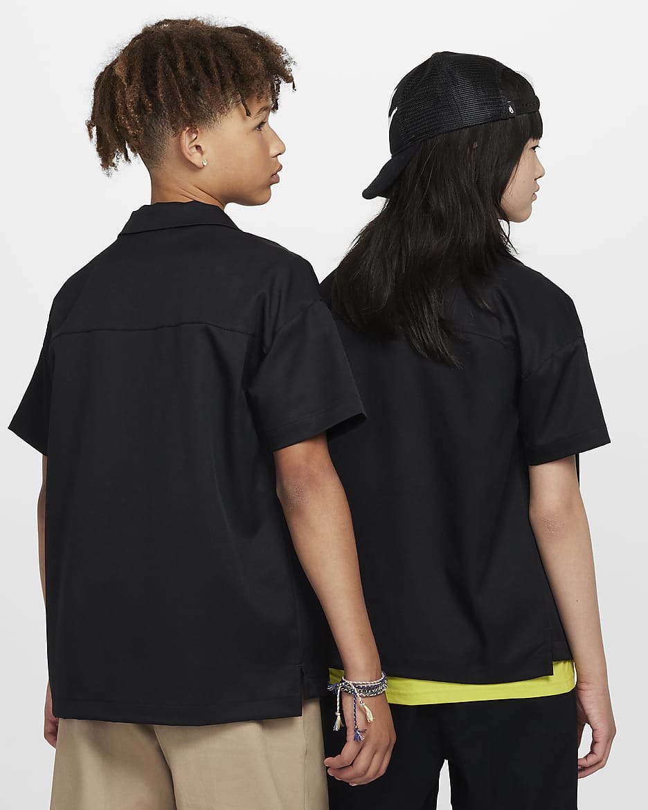 Nike SB Camisa tipo bolera Dri-FIT - Niño/a - Negro