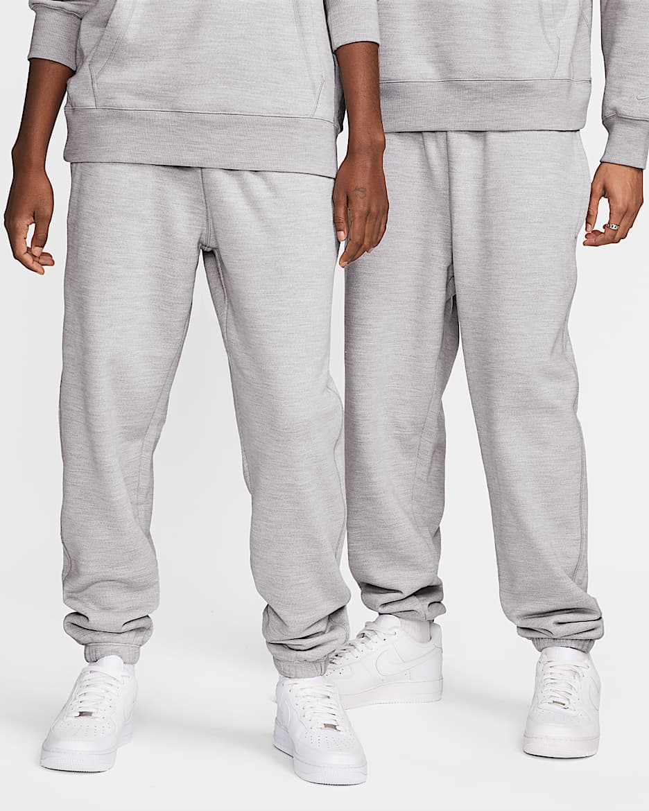 Nike Wool Classics Fleece Trousers - Matte Silver/Heather