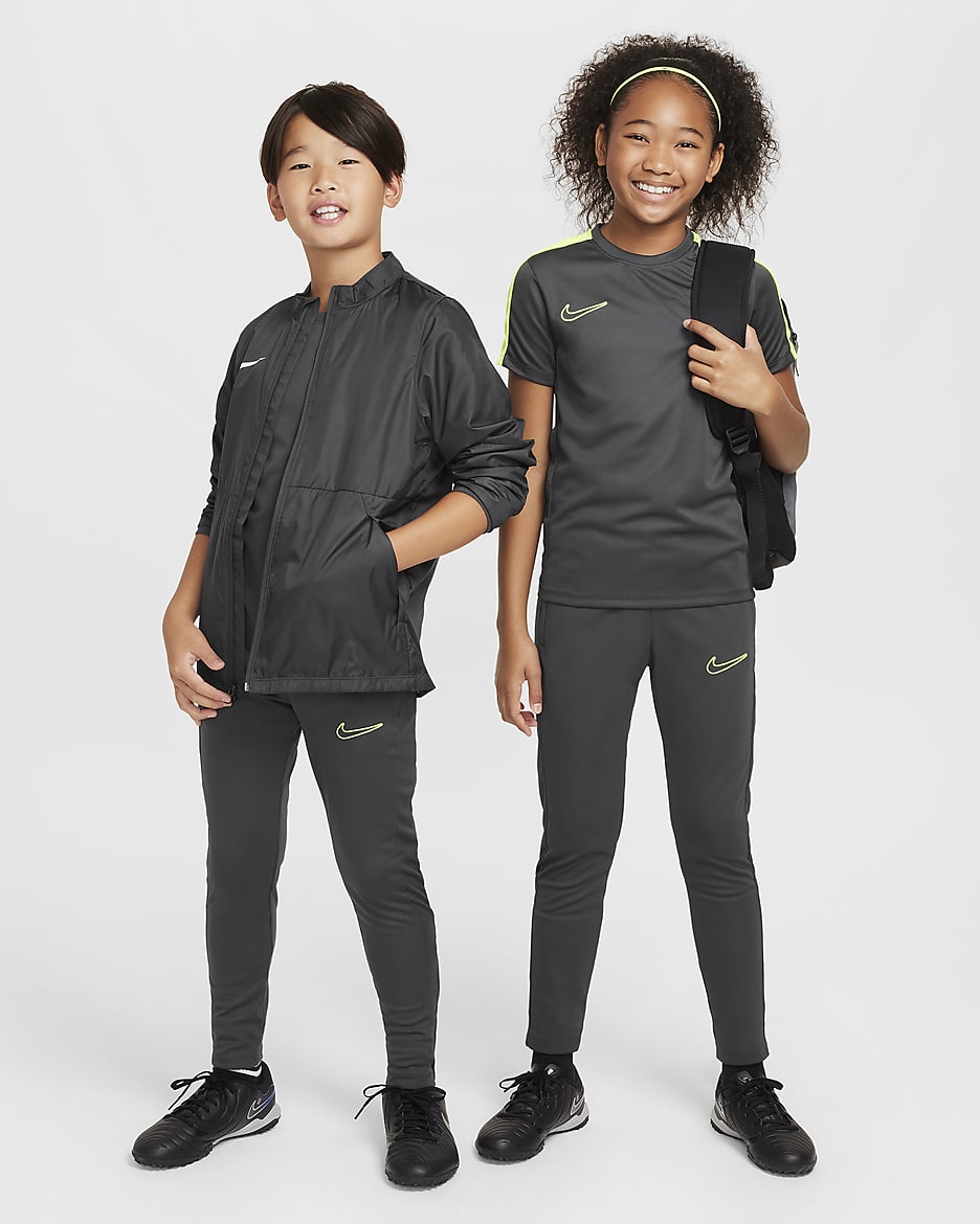 Nike Dri-FIT Academy23 Kids' Football Trousers - Anthracite/Anthracite/Anthracite/Volt