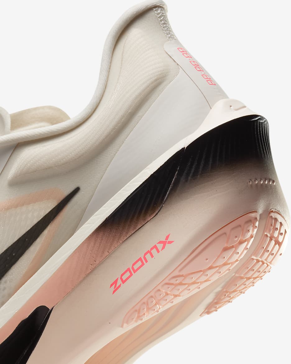 Nike Zoom Fly 6 Erkek Yol Koşu Ayakkabısı - Pale Ivory/Crimson Tint/Sail/Siyah