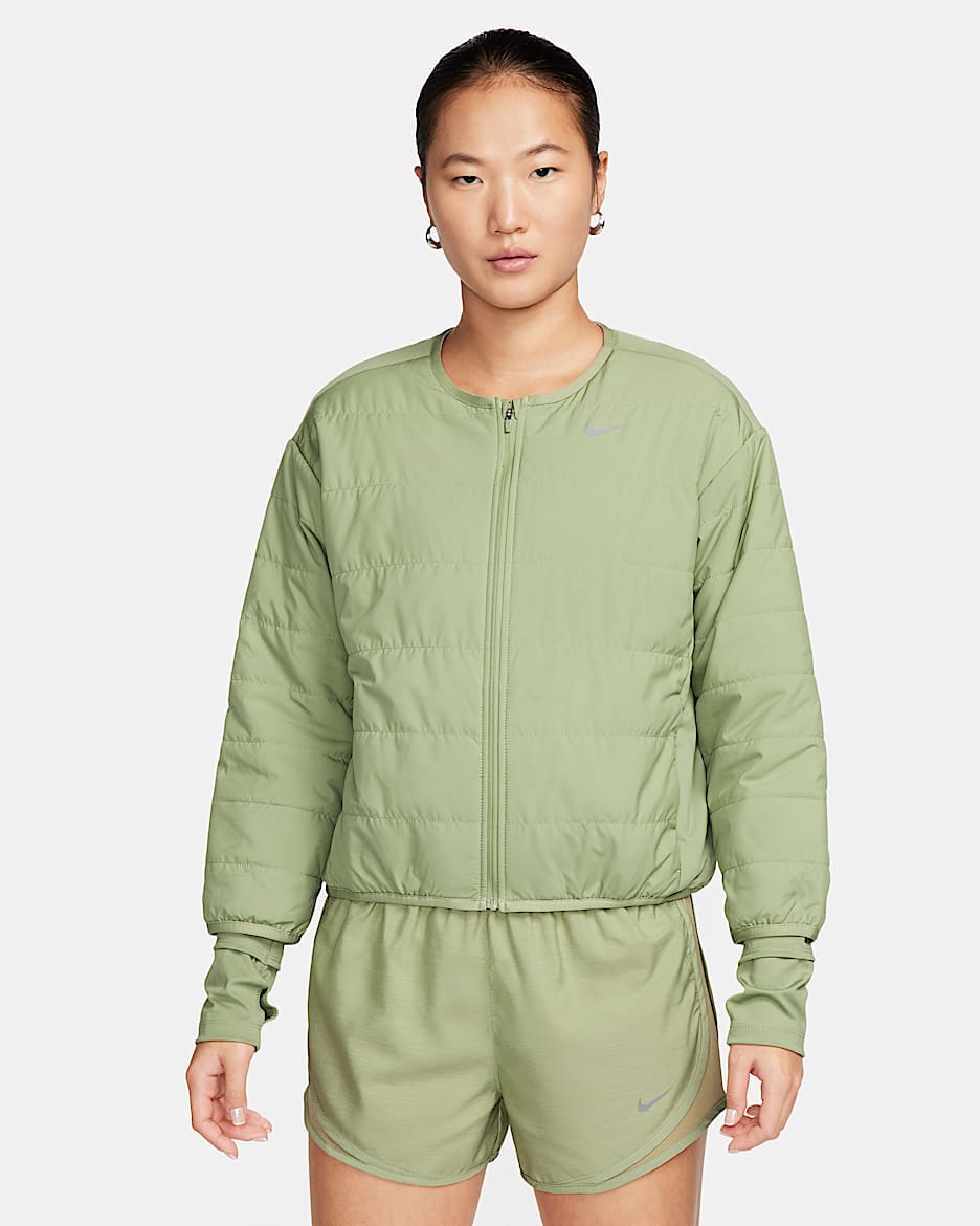 Nike Therma-FIT Swift Women's Running Jacket - Oil Green