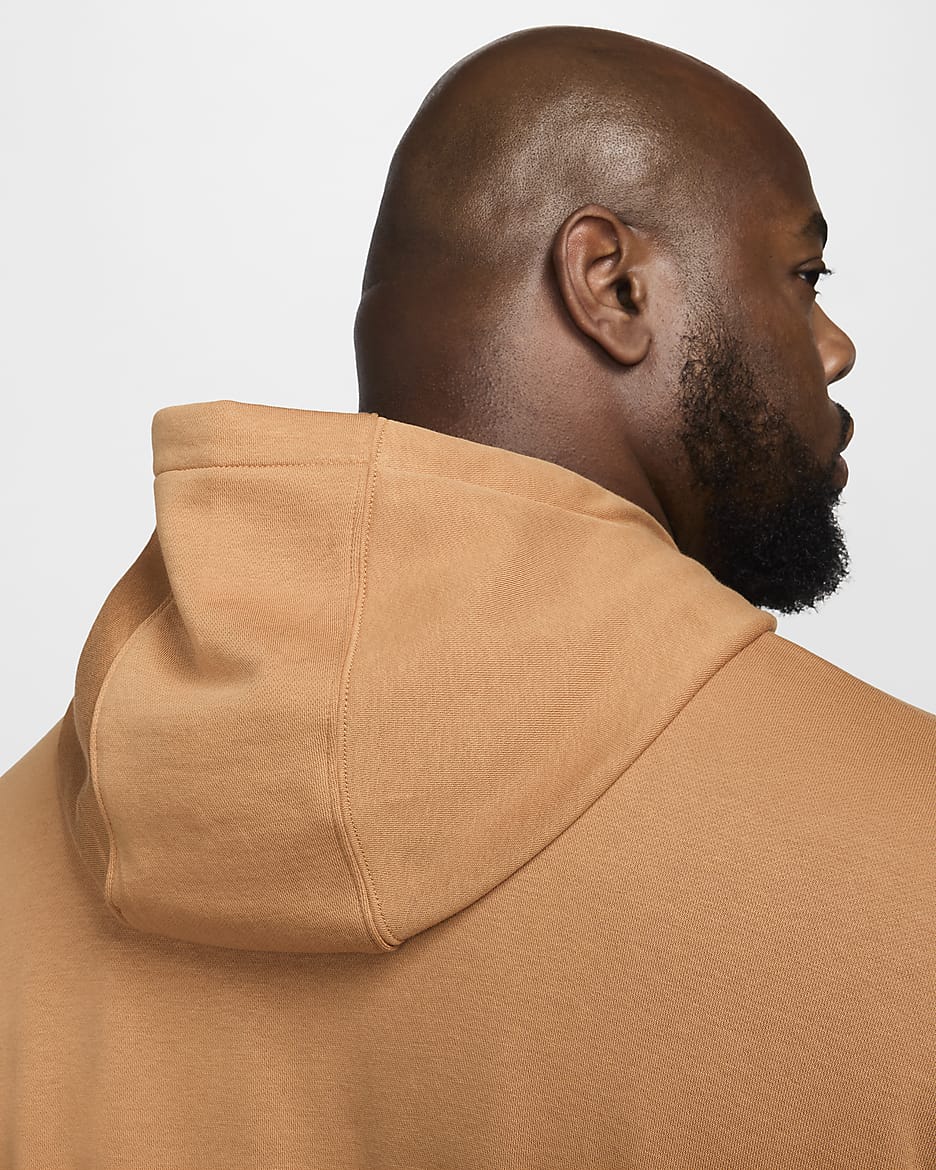 Sweat à capuche Nike Sportswear Club Fleece - Flax/Flax/Blanc