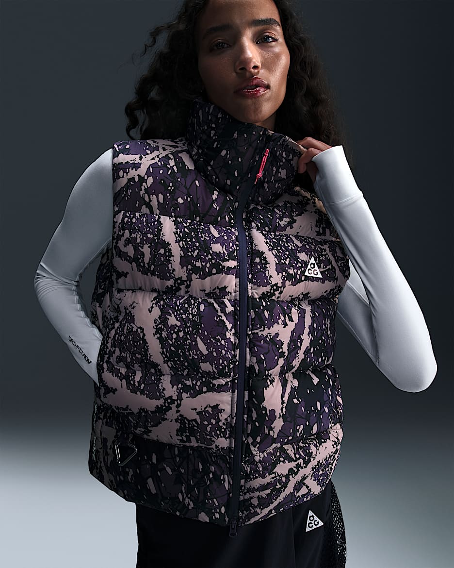 Nike ACG 'Lunar Lake' Women's Therma-FIT ADV Gilet - Dark Raisin/Black/Summit White