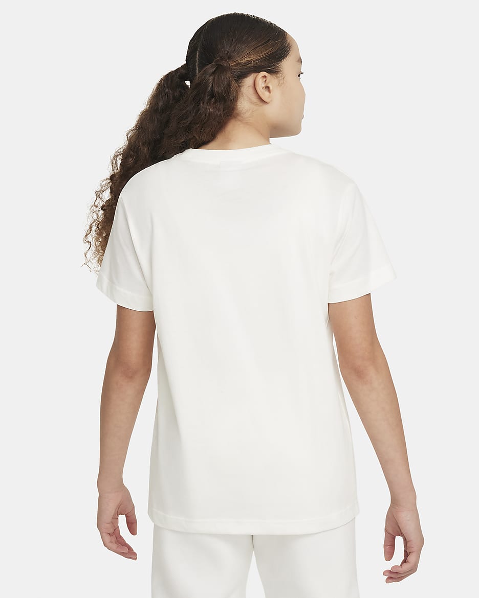 Nike Sportswear Older Kids' (Girls') T-Shirt - Sail