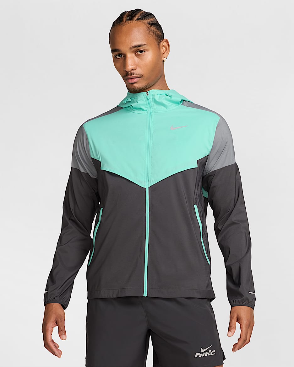 Nike Impossibly Light Windrunner Men's Running Jacket - Hyper Turquoise/Cool Grey/Anthracite