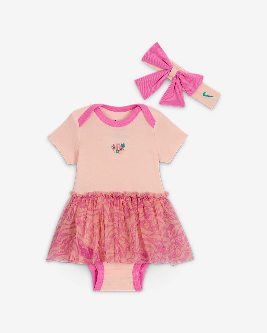 Nike Baby Wild Flower Tutu 2-Piece Boxed Set - Washed Coral