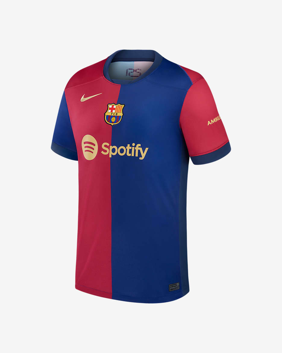 Pedri Barcelona 2024/25 Stadium Home Men's Nike DriFIT Soccer Jersey
