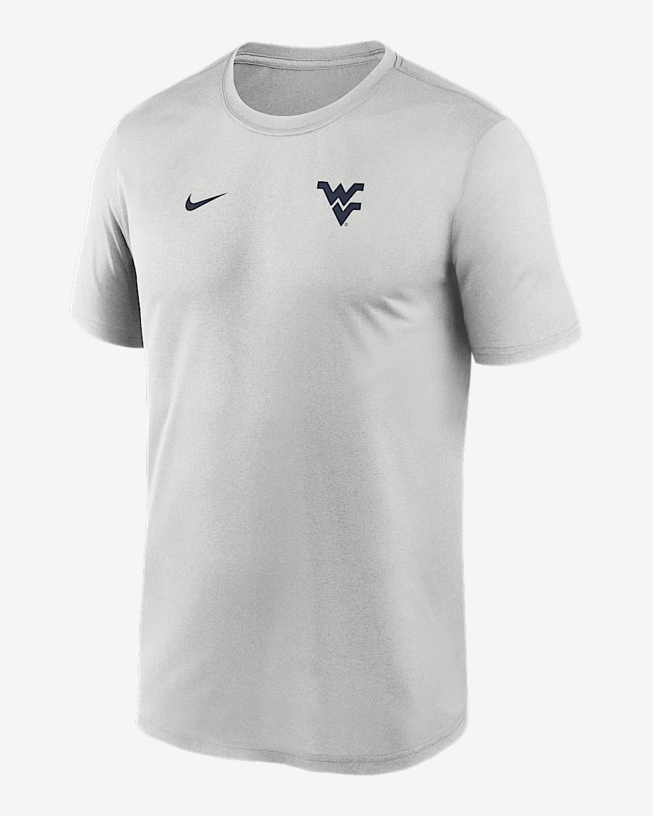West Virginia Sideline Legend Small Logo Men's Nike Dri-FIT College T-Shirt - Grey