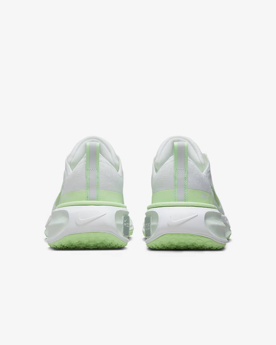 Nike Invincible 3 løpesko for vei til dame - Hvit/Barely Green/Green Glow/Vapor Green