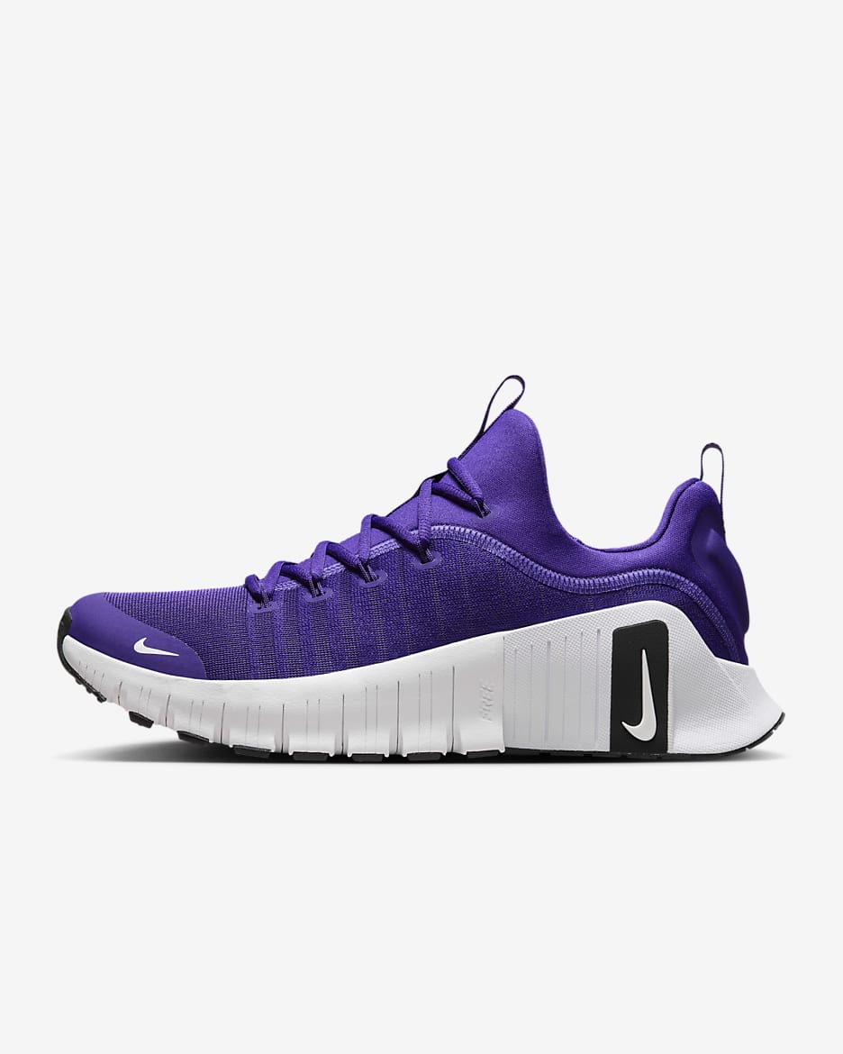 Nike Free Metcon 6 Men's Workout Shoes - Court Purple/Black/White