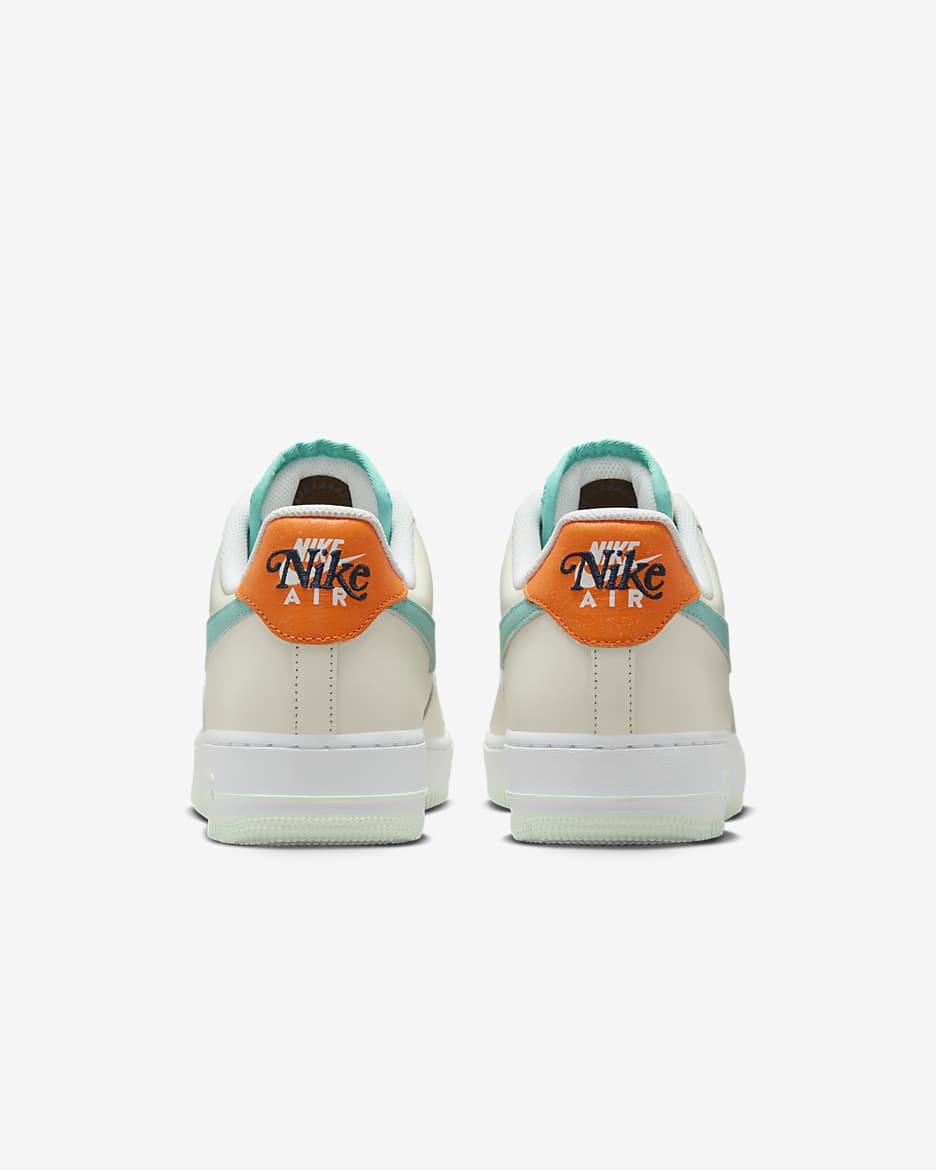 รองเท้าผู้ชาย Nike Air Force 1 '07 - Sail/ขาว/Barely Green/Green Frost