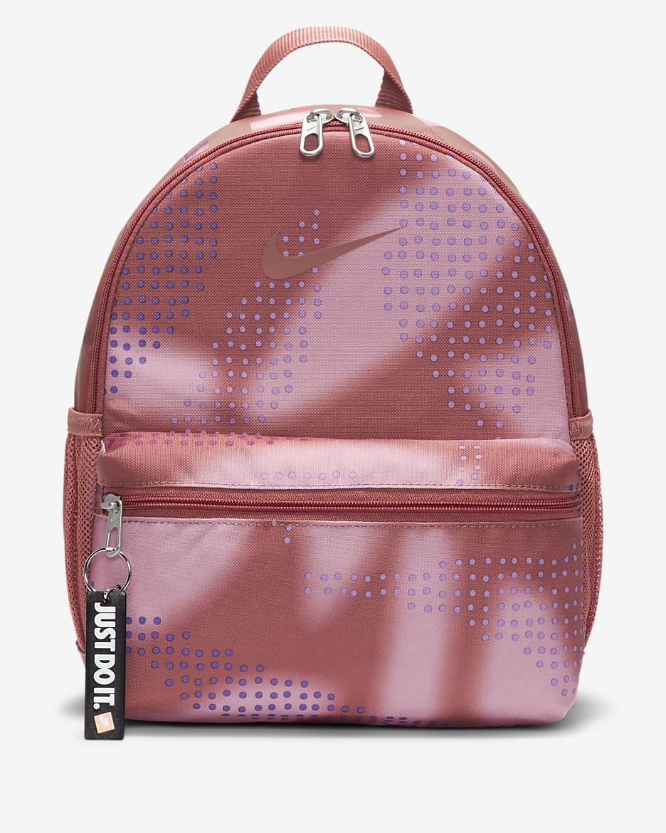 Nike Brasilia JDI Kids' Mini Backpack (11L) - Canyon Rust/Elemental Pink/Canyon Rust