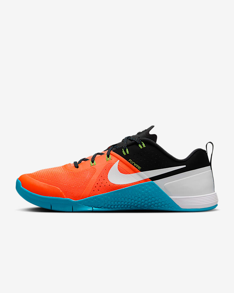 Nike Metcon 1 OG Men's Workout Shoes - Total Orange/Blue Lagoon/Black/White