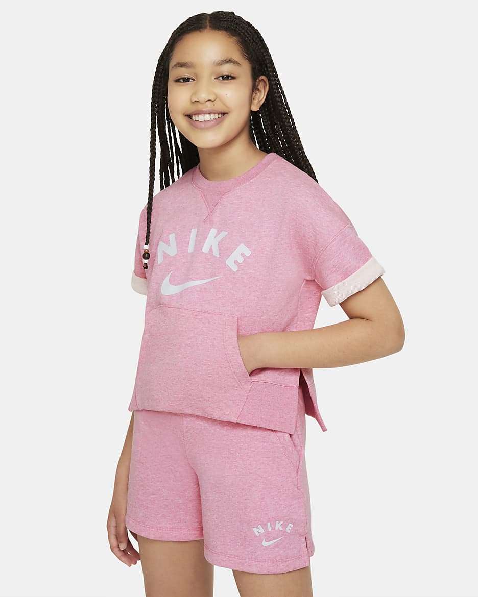 Camiseta para niña talla grande Nike Sportswear - Flamenco mágico