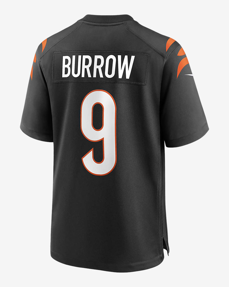 NFL Cincinnati Bengals (Joe Burrow) Men's Game Football Jersey - Black