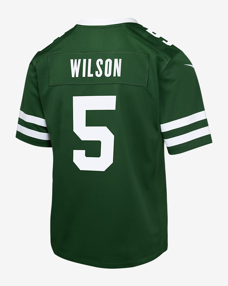 Garrett Wilson New York Jets Big Kids' Nike NFL Game Jersey - Green