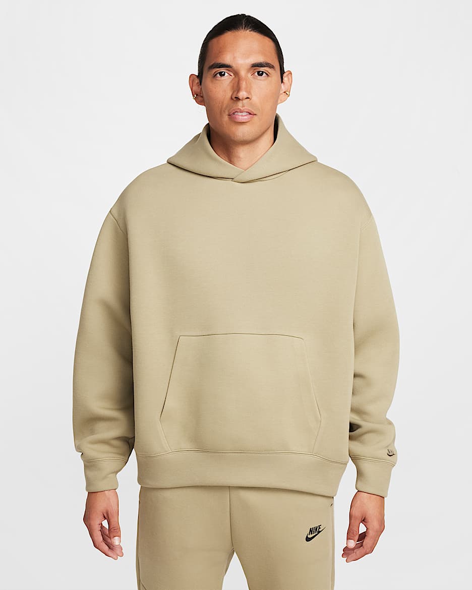 Nike Tech Reimagined Sudadera con gorro de tejido Fleece para hombre - Oliva neutro/Oliva neutro