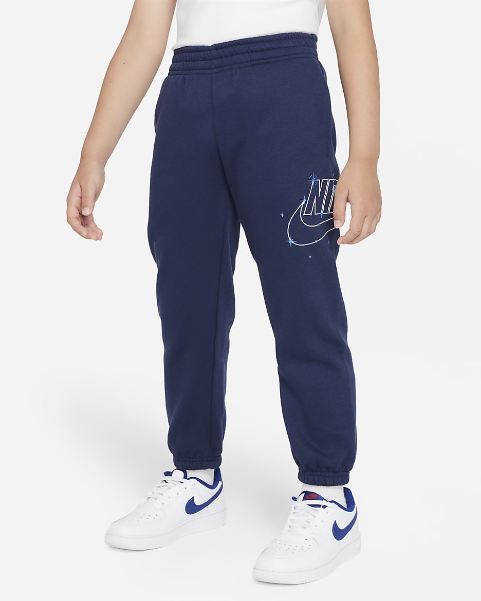 Nike Sportswear Shine Fleece Pants Little Kids Pants - Midnight Navy