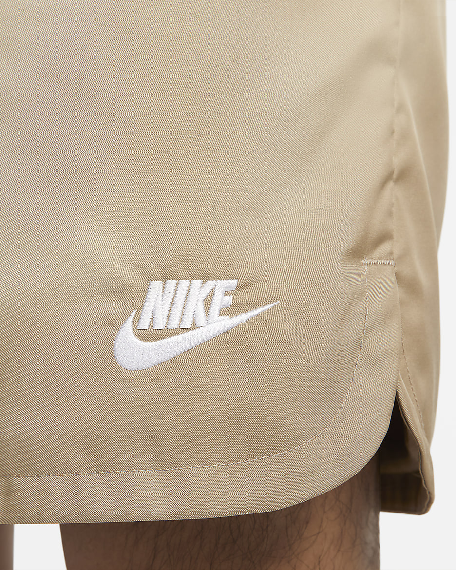 Nike Sportswear Sport Essentials Men's Woven Lined Flow Shorts - Khaki/White