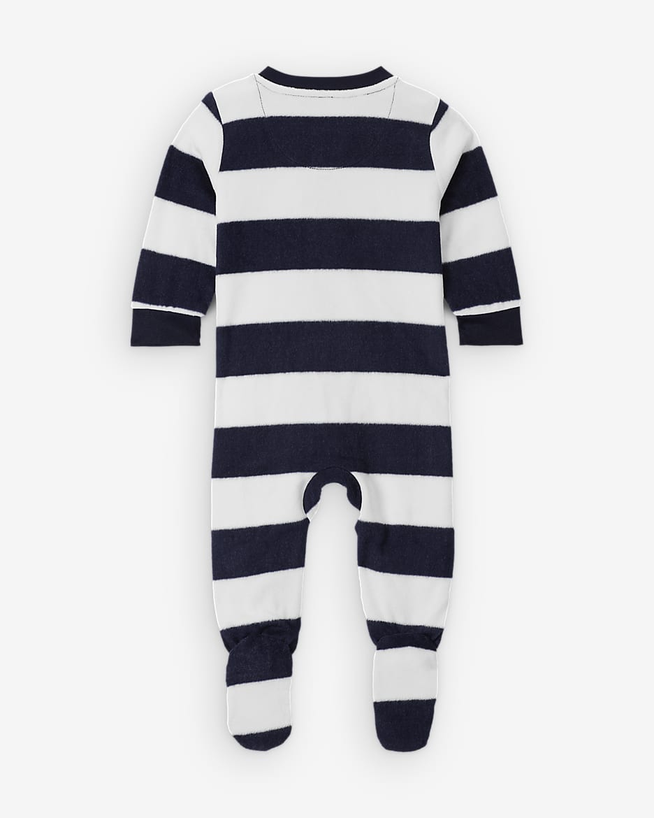 Nike Sportswear Club Baby (0-9M) Microfleece Footed Coverall - Midnight Navy