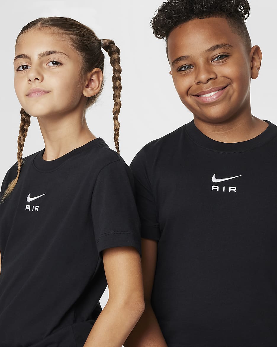 Nike Air T-Shirt für ältere Kinder - Schwarz