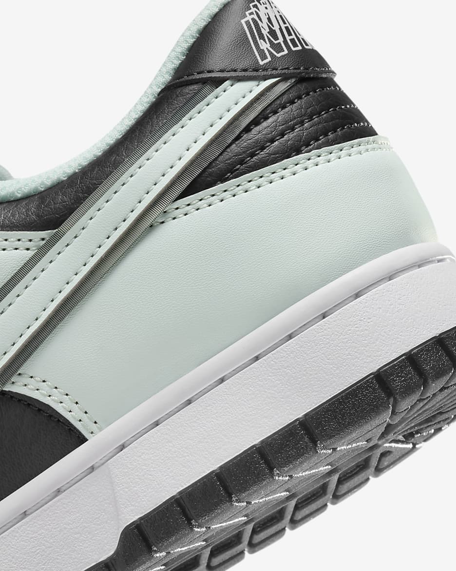 Nike Dunk Low Retro Premium Men's Shoes - Dark Smoke Grey/White/Barely Green