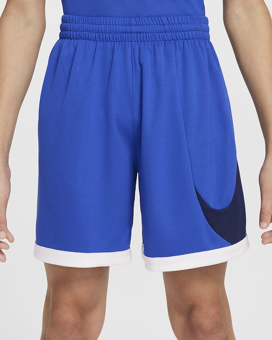 Nike Multi+ Trainingsshorts mit Dri-FIT-Technologie für ältere Kinder - Game Royal/Midnight Navy/Weiß