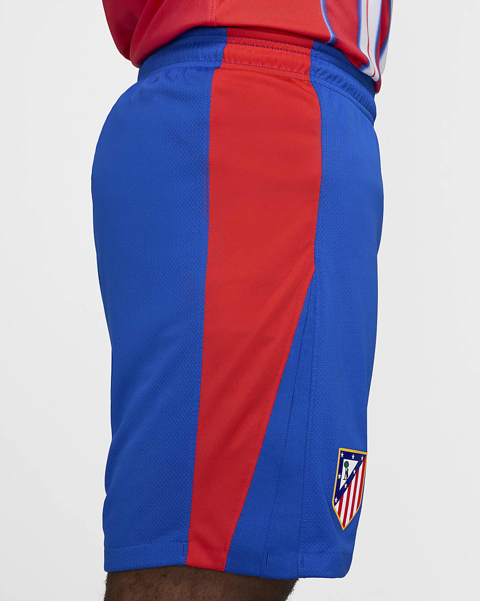 Short de foot replica Nike Dri-FIT Atlético Madrid 2024/25 Stadium Domicile pour homme - Hyper Royal/Blanc