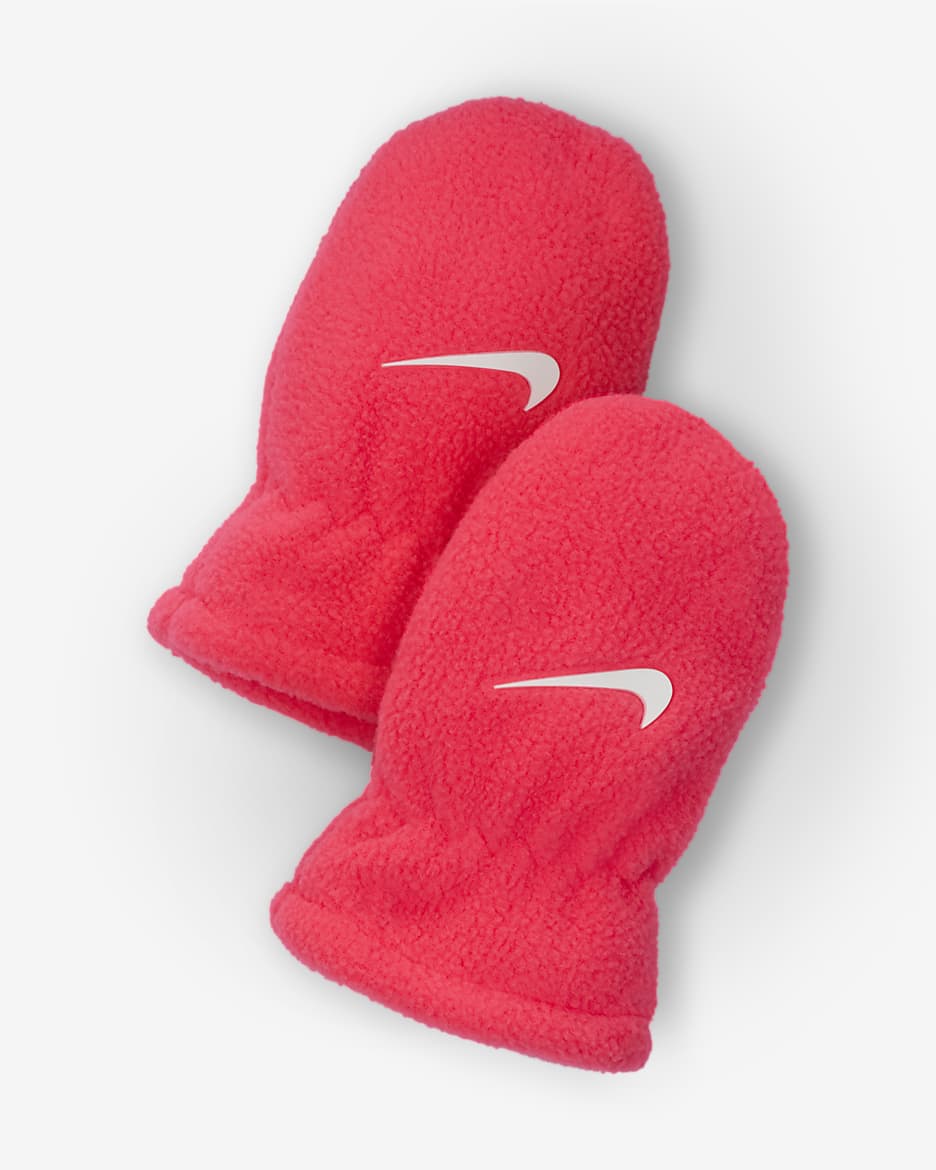 Ensemble bonnet et moufles Nike pour Bébé (12 - 24 mois) - Racer Pink